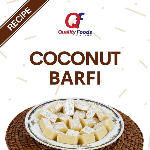 Coconut Barfi Recipe.